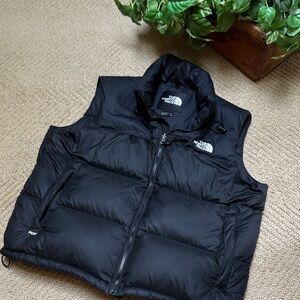 North Face Black Down Vest